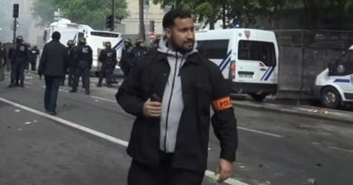 Alexandre Benalla lorsz de la manifestation du 1er mai 2018