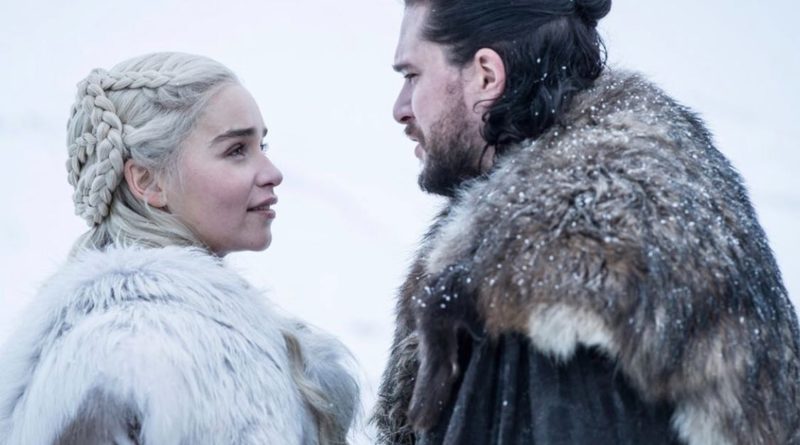 Jon Snow et Daenerys, deux des personnages clés de Game of Thrones