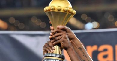 Le trophé de la Coupe d'Afrique des Nations