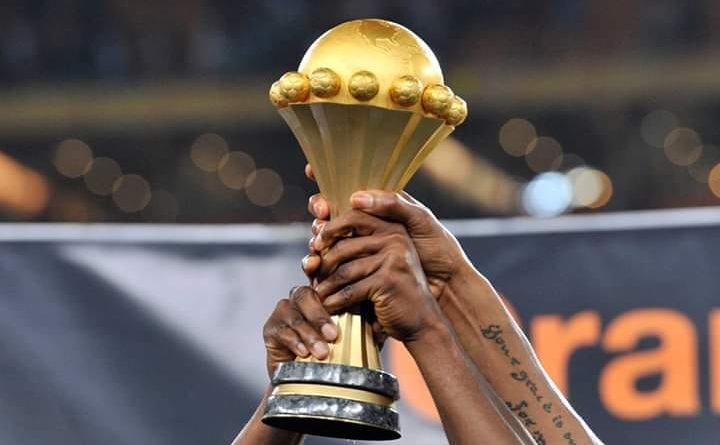 Le trophé de la Coupe d'Afrique des Nations