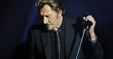 Johnny Hallyday lors d'un de ses concerts