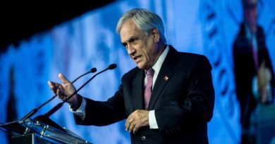Le président chilien Sebastian Piñera, lors d'un discours en 2018