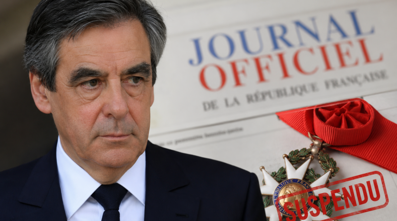 Emplois fictifs : François Fillon suspendu de la Légion d’honneur pour dix ans Emplois fictifs : François Fillon suspendu de la Légion d’honneur pour dix ans